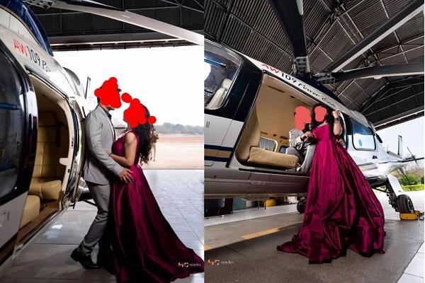 भाजपा नेता संकेत साय ने पत्नी के साथ सरकारी हेलीकॉप्टर में कराया फोटोशूट, फोटो वायरल होने पर मची खलबली...