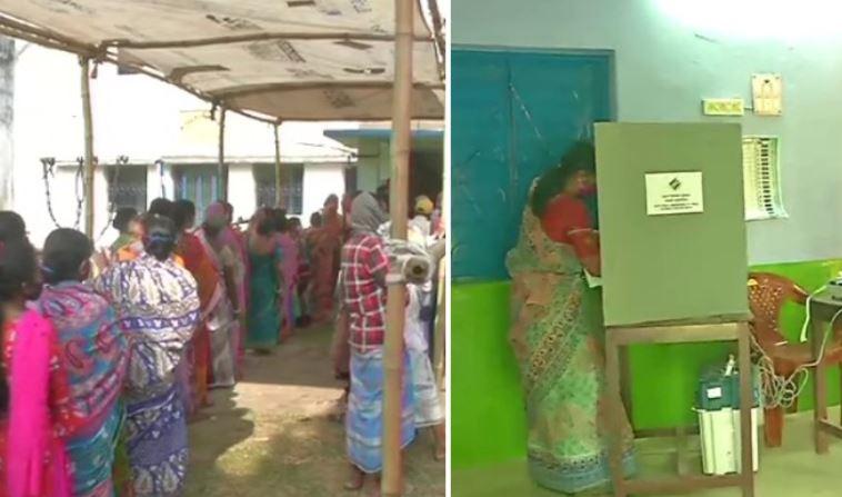 पश्चिम बंगाल की 30 और असम की 47 सीटों पर मतदान जारी, छिटपुट शिकायतों के साथ जारी है पहले चरण की वोटिंग