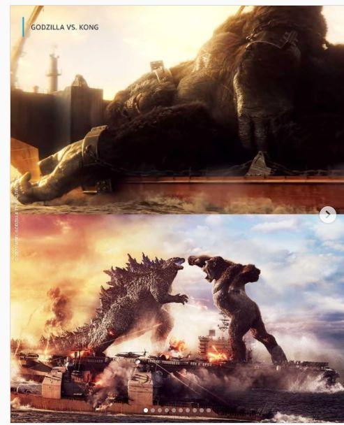 Hollywood film Godzilla vs Kong