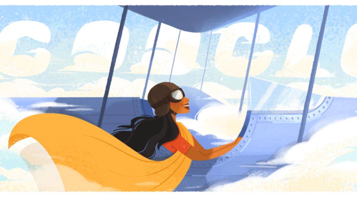 sarla-thukrals-107th-birthday Google Doodle