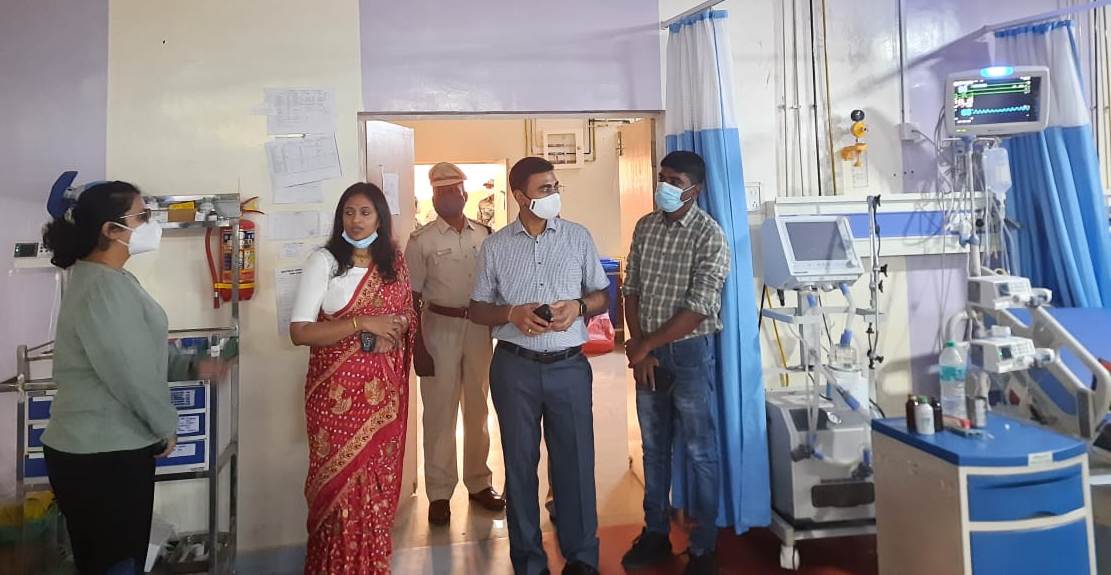 फायर ऑडिट : खराब मिला एनकेएच का स्मोक डिटेक्टिंग सिस्टम, कलेक्टर ने सुधरवाने एक सप्ताह का दिया अल्टीमेटम