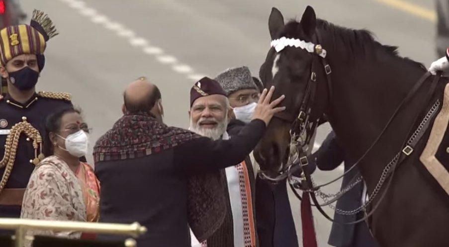 राष्ट्रपति का अंगरक्षक घोड़ा ‘विराट’ हुआ रिटायर, PM मोदी और रक्षामंत्री ने दी विदाई, 10 से ज्यादा गणतंत्र दिवस की परेड में हो चुका शामिल