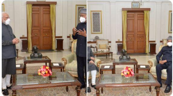 राष्ट्रपति से मिले प्रधानमंत्री मोदी, सुरक्षा उल्लंघन पर हो सकती है चर्चा