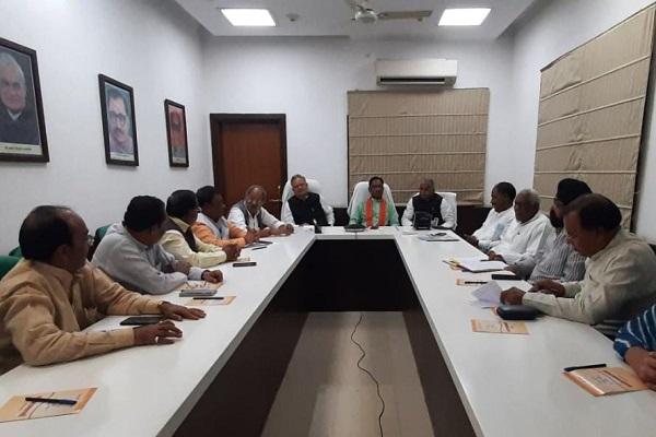 भाजपा चुनाव समिति की बैठक हुई शुरू, खैरागढ़ उप चुनाव के लिए प्रत्याशी चयन पर हो रहा है विचार