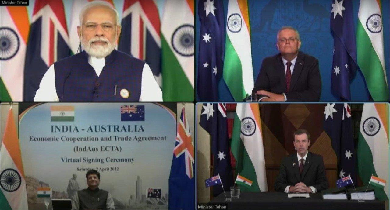 भारत-ऑस्ट्रेलिया के बीच व्यापार समझौते पर हस्ताक्षर, मोदी ने बताया ऐतिहासिक क्षण