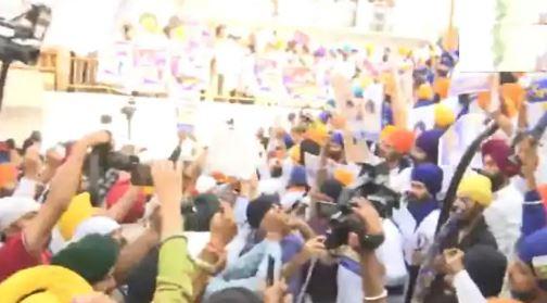 Slogans in support of Khalistan raised in Golden Temple on the anniversary of Operation Blue Star
