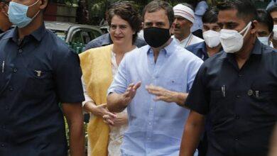 National Herald Case: Rahul leaves home, appears in ED again today, Congressmen sitting on Satyagraha at Jantar Mantar
