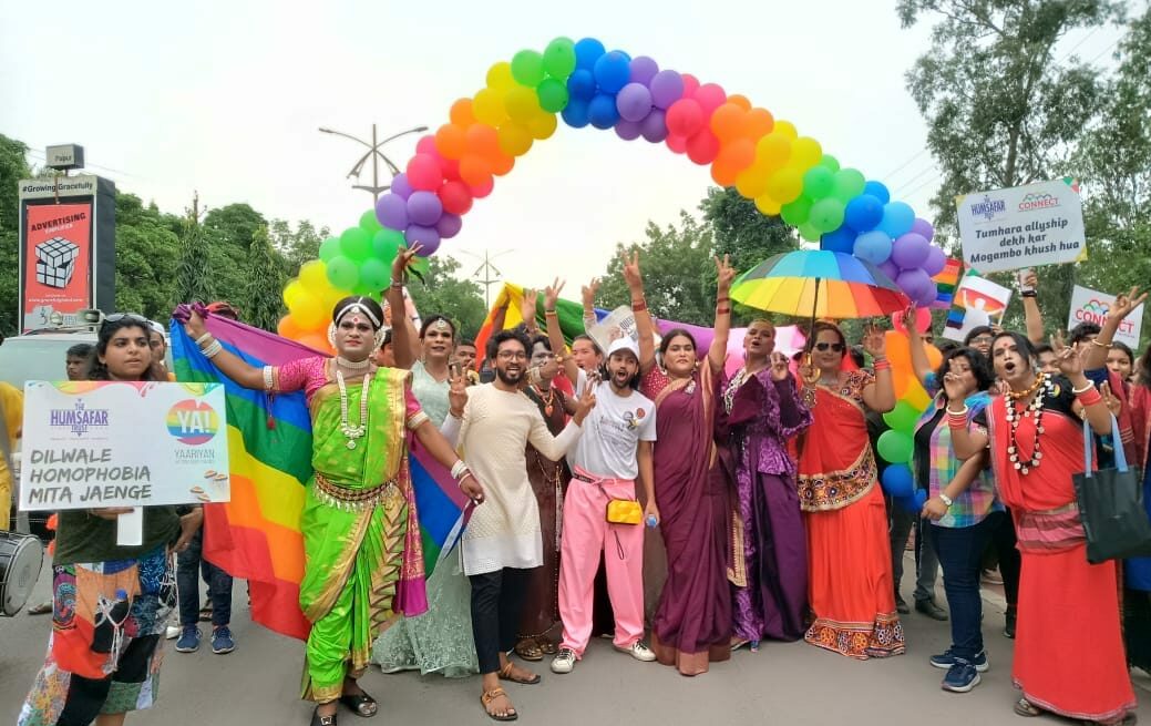 रंगीन झंडे, छत्रियों और गुब्बारों के साथ राजधानी में निकला LGBTQ प्राइड मार्च, कहा- हम भी हैं इंसान, चाहिए बस रिस्पेक्ट और एक्सेप्टेंस