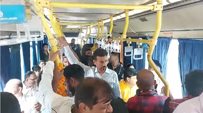 नवरात्री के पहले दिन से सिटी बसों का संचालन आरंभ, आज महिलाओं से नहीं लिया जा रहा कोई किराया
