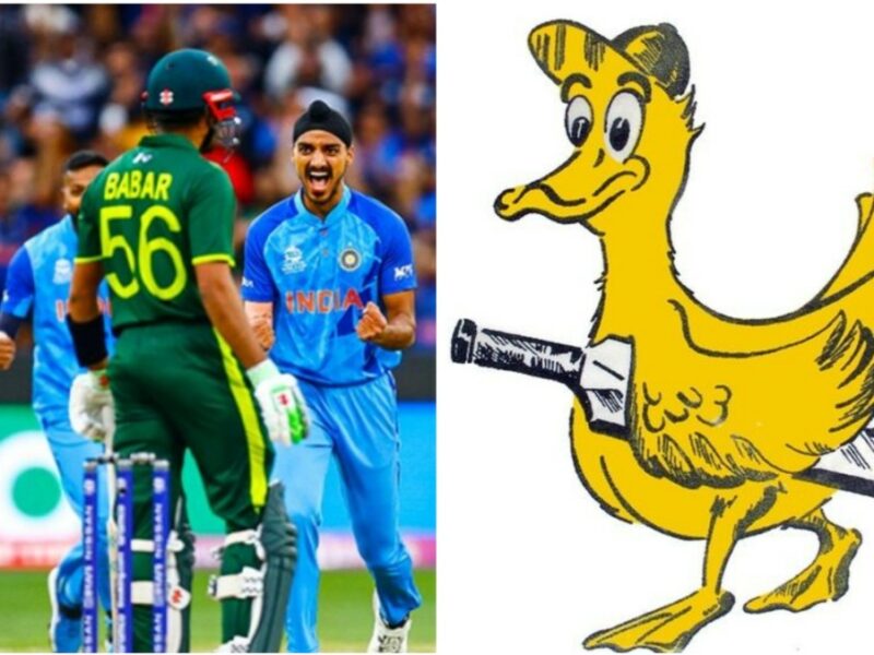 भारतीय तेज गेंदबाज अर्शदीप सिंह ने अपने टी20 वर्ल्ड डेब्यू मैच में पहली ही गेंद पर पाकिस्तान के कैप्टन बाबर आजम को गोल्डन डक पर आउट किया।