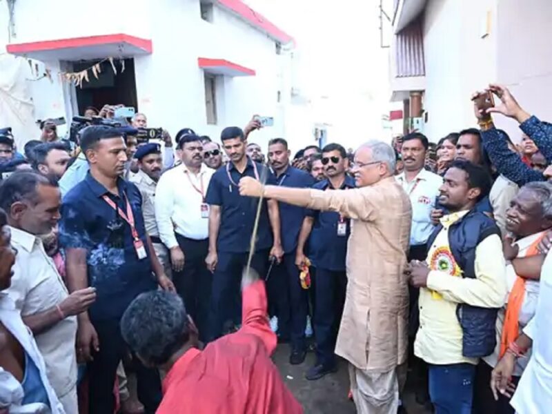 प्रदेश की खुशहाली के लिए सीएम ने लगवाए सोटे की गौरा-गौरी की पूजा