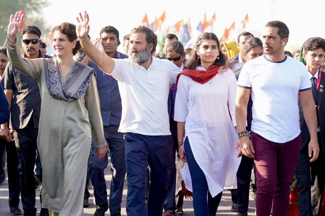 भारत जोड़ो पदयात्रा - PCC चीफ मरकाम का राजस्थान यात्रा का वीडियो खूब हो रहा वायरल