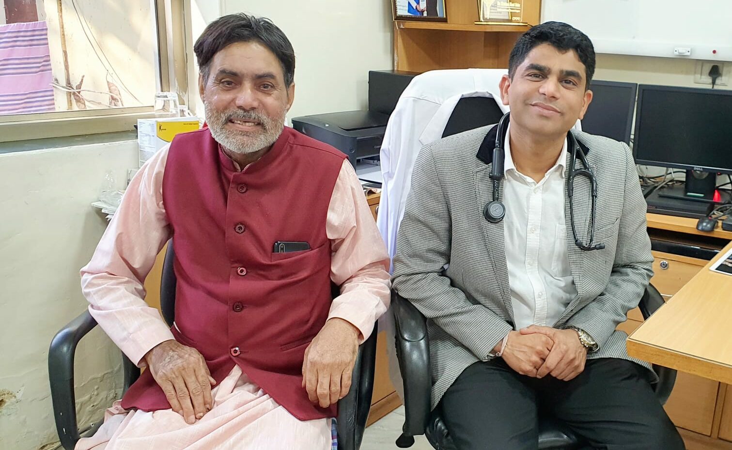 Google सर्च के जरिए जींद, हरियाणा से पेरिफेरल आर्टरी डिजीज के इलाज के लिए अंबेडकर अस्पताल पहुंचा मरीज