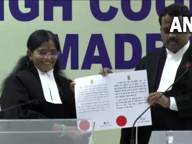 वकील गौरी को जज बनाने के खिलाफ की गई याचिका सुप्रीम कोर्ट ने की खारिज, मद्रास HC के जस्टिस के रूप में ली शपथ