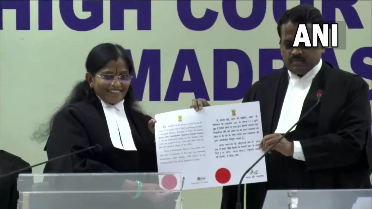 वकील गौरी को जज बनाने के खिलाफ की गई याचिका सुप्रीम कोर्ट ने की खारिज, मद्रास HC के जस्टिस के रूप में ली शपथ