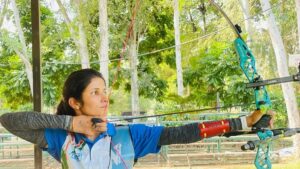 CG News Railway archer Madhu Vedwan gets bronze medal in National Archery Championship