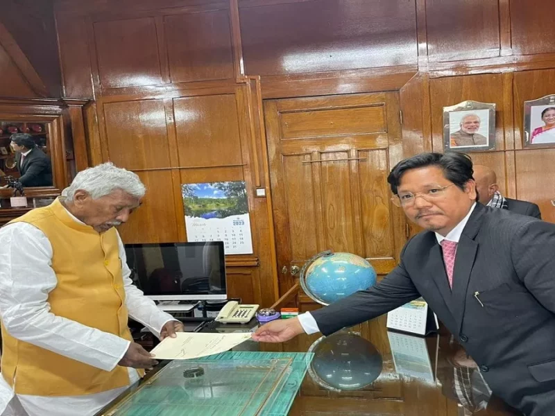 मेघालय में भाजपा ने एनपीपी को दिया समर्थन, कोनराड संगमा ने सरकार बनाने पेश किया दावा