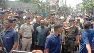 Bengal Violence Heaps of stones found after violence at Hooghly rail gate, tension in area, delayed train