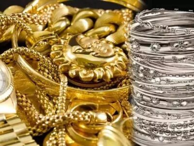 Gold Silver Price Today: सोने-चांदी के दामों में गिरावट, चांदी एक ही झटके में 16,600 रुपये टूटी; जानें अपने शहर का ताजा रेट