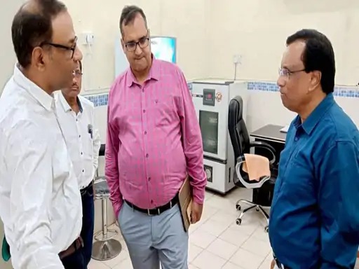 IAS Bhim Singh visited Patan PHC, inspected our lab