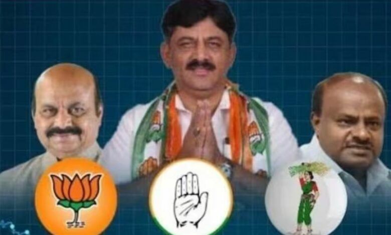 karnataka Assembly Election Result -शुरुआती रुझानों में कांग्रेस को पूर्ण बहुमत, लेकिन शाम को फैसला होगा