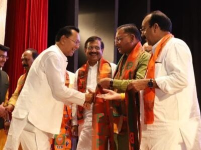 BJP का प्रवेश उत्सव : बस्तर चुनाव के एक दिन पूर्व शिशुपाल शोरी समेत 700 से ज्यादा लोगों का भाजपा में प्रवेश, CM विष्णुदेव ने की अगुवानी