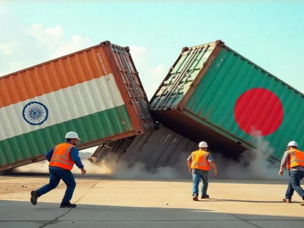 भारत की बांग्लादेश पर Trade Strike, इन सामानों के बंदरगाह से आयात पर लगाई रोक,अब क्या करेंगे मोहम्मद युनुस