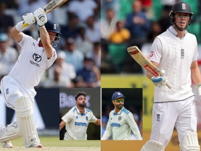 IND vs ENG 1st Test Day-5 : विकेट के लिए तरसे भारतीय गेंदबाज, लंच तक इंग्लैंड ने बनाए 117 रन, डकेट ने जड़ा फिफ्टी