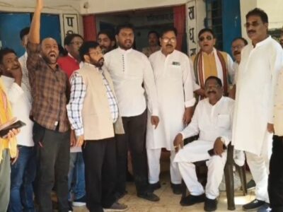 सीएम को ज्ञापन देने जाते समय पूर्व मंत्री भगत को हिरासत में लिया पुलिस ने, समर्थकों ने थाने में की जमकर नारेबाजी