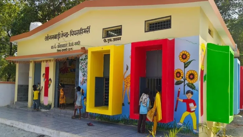 Chhattisgarh Anganwadi BALA Model Building as Learning Aid.