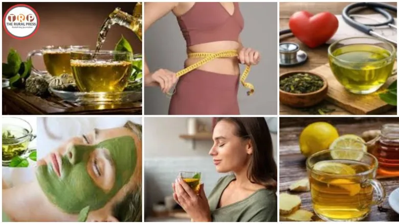 Health benefits of drinking green tea daily for weight loss and glowing skin.