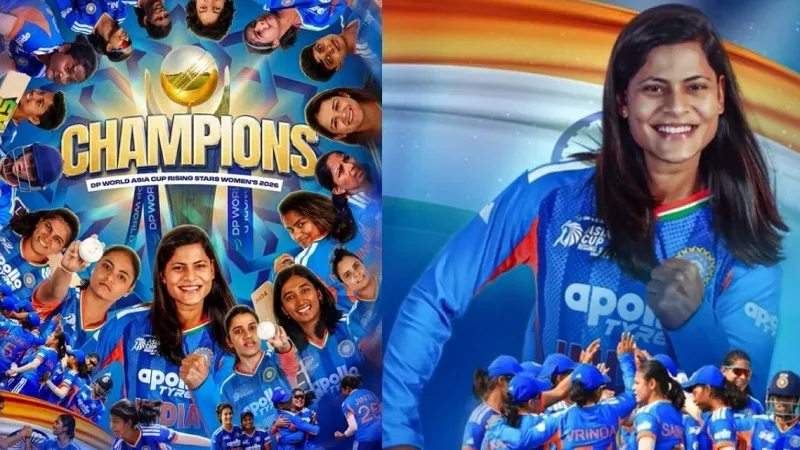 India A Women's team Asia Cup 2026 winners.