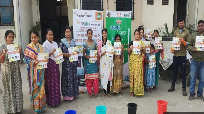 Raipur Municipal Corporation Swachh Bharat Abhiyan awareness