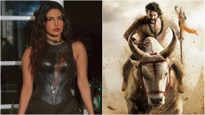 Priyanka Chopra as Mandakini in SS Rajamouli Varanasi Movie.