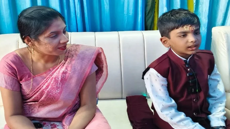 Wonder kid Rudra Sharma at Rajim Kumbh Kalp Chhattisgarh.