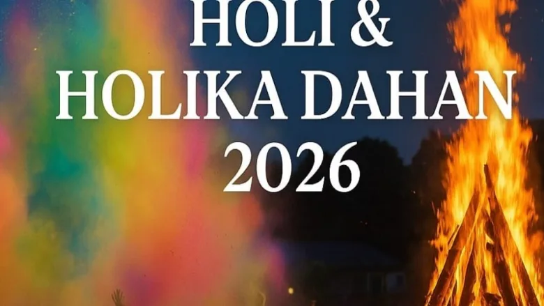Holi 2026 Holika Dahan Muhurat and Lunar Eclipse Impact.