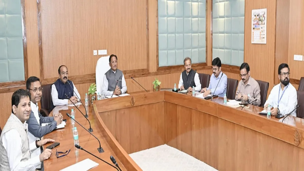 जल जीवन मिशन 2.0 MOU समारोह में मुख्यमंत्री विष्णु देव साय