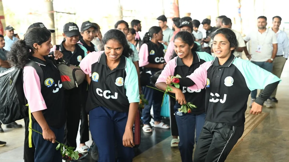 छत्तीसगढ़ में 'खेलो इंडिया ट्राइबल गेम्स' के लिए खिलाड़ियों का आगमन शुरू