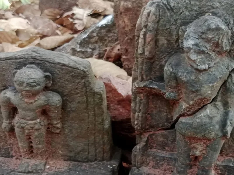 Kondagaon Nawagarh Ancient Statues and Archaeological Site Chhattisgarh.
