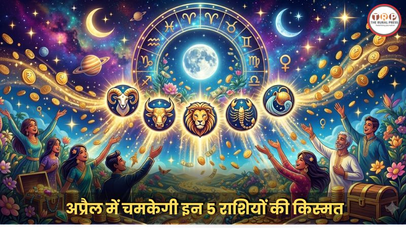 Monthly Rashifal April 2026: अप्रैल में चमकेगी इन 5 राशियों की किस्मत, छप्पर फाड़ बरसेगा पैसा; जानें अपनी राशि का हाल