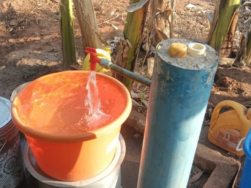 नेलांगुर गांव में घर-घर पहुंचा नल से जल