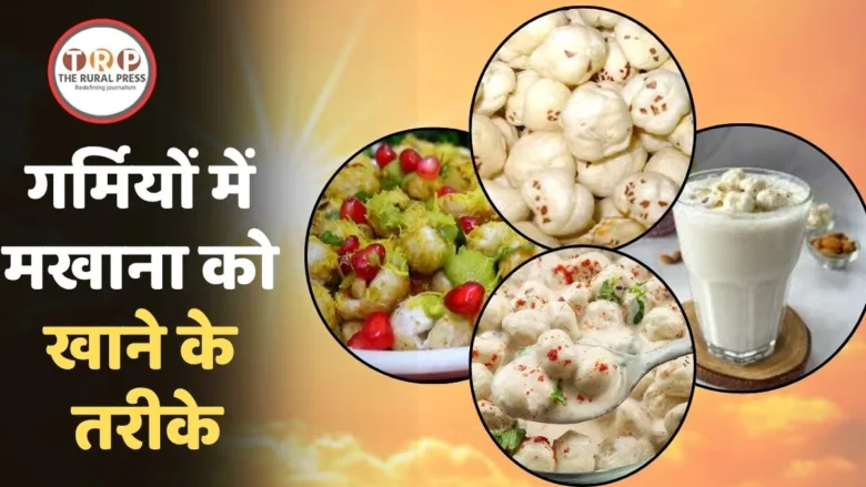 गर्मियों के लिए मखाना रेसिपी