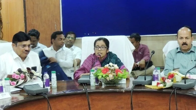 कृषि उत्पादन आयुक्त शहला निगार प्रशिक्षण कार्यक्रम रायपुर