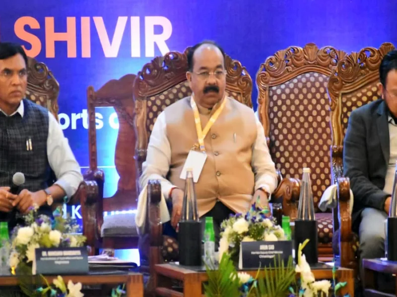 श्रीनगर में आयोजित दो दिवसीय राष्ट्रीय खेल चिंतन शिविर के दूसरे दिन छत्तीसगढ़ के उपमुख्यमंत्री अरुण साव ने 'गुड गवर्नेंस इन स्पोर्ट्स' सत्र की अध्यक्षता की