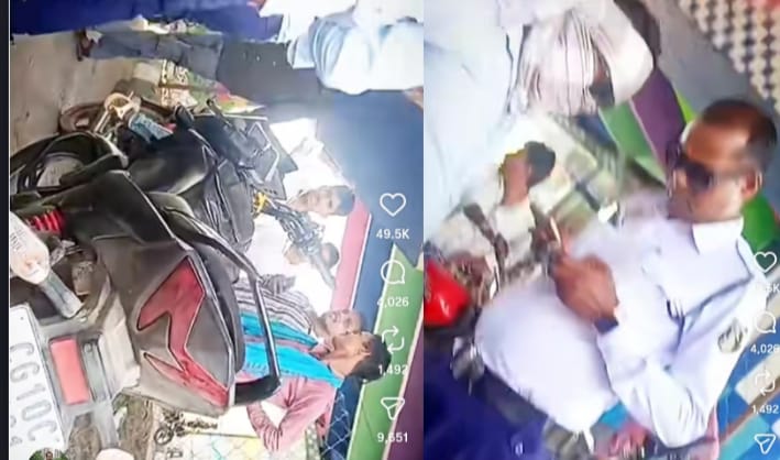 गर्भवती महिला को लेकर जा रहे बाइक सवार से चालान का लगा आरोप, सोशल मीडिया में वीडियो वायरल हुआ तो SSP ने दिए जांच के आदेश