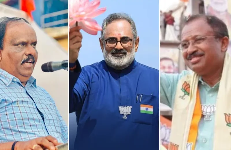 Kerala Assembly Election Results 2026: केरल में UDF की सरकार मगर राजधानी तिरुवनंतपुरम की तीनों सीटों बीजेपी पर कब्जा, पहली बार भगवा लहराया