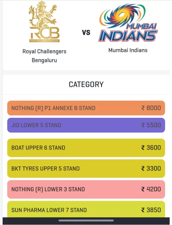 RCB vs MI Match Raipur: ऑनलाइन बिक्री शुरु होते ही 2500 वाली टिकट की सोल्ड आउट, 12 मई वाले मैच के लिए कल से होगी बुकिंग