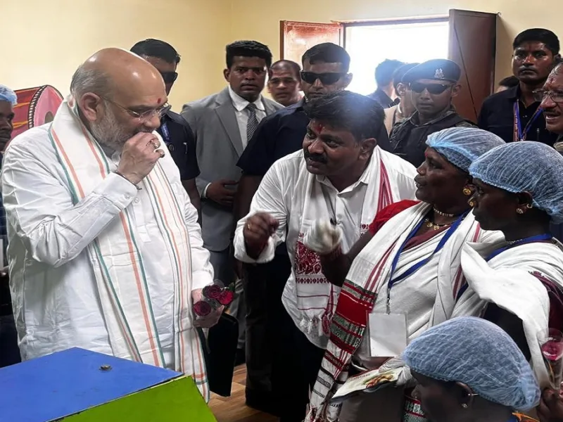 अमित शाह ने नेतानार में किया जन सुविधा केंद्र का उद्घाटन