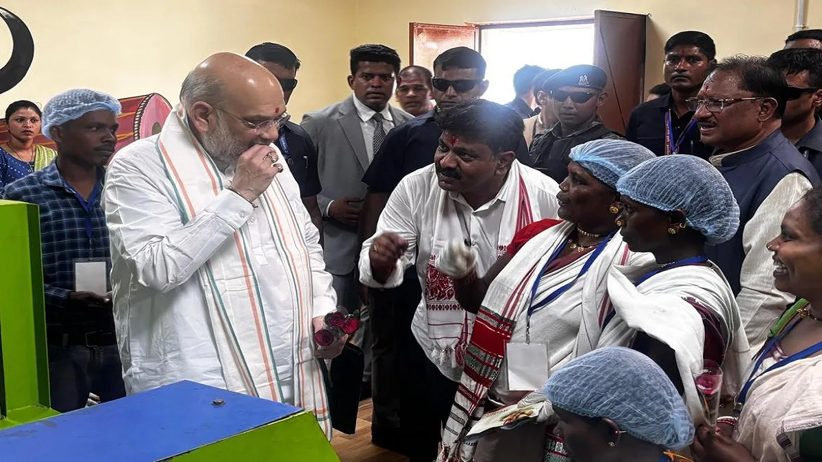 अमित शाह ने नेतानार में किया जन सुविधा केंद्र का उद्घाटन