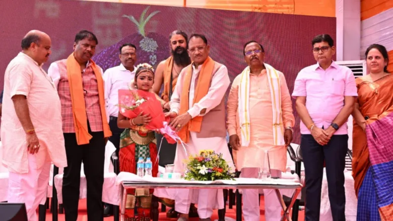 CM साय ने महादेव घाट पर मनाया 'सोमनाथ स्वाभिमान पर्व'